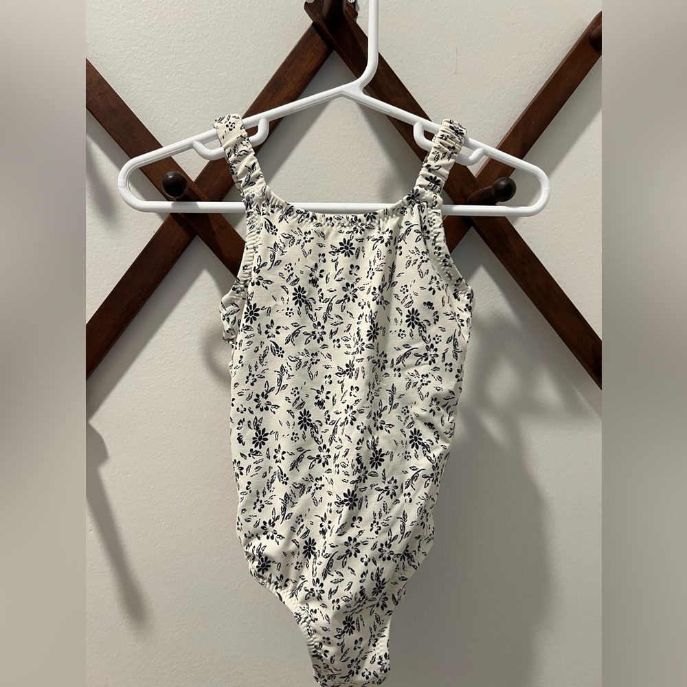 Zara Swimsuit Floral Print One-Piece Swimsuit 12-24 months